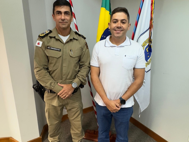 Encontro do Vereador Eleito Igor Soares com o Comandante-Geral da Polícia Militar de Minas Gerais